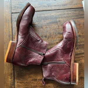 ❌SOLD❌ Artisan Made Genuine Leather Boots Cognac Brown